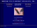 AMERICAN TITLE & ABSTRACT SPECIALISTS