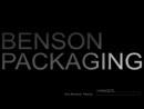 BENSON PACKAGING COMPANY, INC.