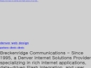 BRECKENRIDGE COMMUNICATIONS INC