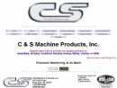 C & S MACHINE PRODUCTS, INC.