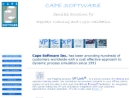 CAPE SOFTWARE, INC.