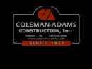 COLEMAN-ADAMS CONSTRUCTION, INC.