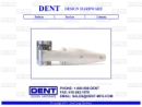 DENT MANUFACTURING INC