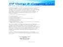 DP GEORGE & COMPANY, LLC