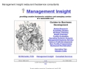 MANAGEMENT INSIGHT Restaurant Foodservice Consultants