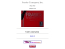 FRASIER TRANSPORT, INC.