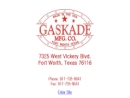 GASKADE MANUFACTURING CO.