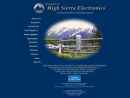 HIGH SIERRA ELECTRONICS, INC.