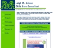 Leigh M. Zaleon, Child Care Consultant