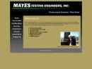 MAYES TESTING ENGINEERS, INC.