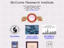 MC CRONE RESEARCH INSTITUTE, INC.