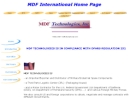 MDF TECHNOLOGIES, INC