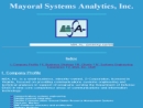 MAYORAL SYSTEMS ANALYTICS, INC