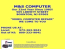 M&S COMPUTER PRODUCTS INC