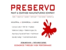 PRESERVO PAINT & COATINGS MFG.