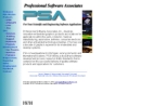 PROFESSIONAL SOFTWARE ASSOCIATES, INC.