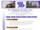 N. J. SHAUM & SON, INC., ELECTRICAL CONTRACTORS