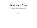 SPECTRUM PLUS