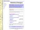 STATISTICAL DESIGNS