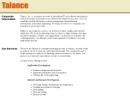 TALANCE INC
