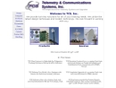 TELEMETRY & COMMUNICATIONS SYSTEMS, INC.