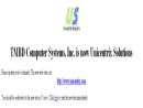 TMBD COMPUTER SYSTEMS EDUCATION AND CONSULTING, INC.