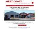 WEST COAST FRAME & COLLISION REPAIR, INC.