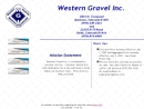 WESTERN GRAVEL, INC.