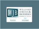 WILLIAMS, JORDAN, & BRODERSEN,