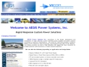 AEGIS POWER SYSTEMS, INC.
