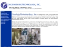 GOODWIN BIOTECHNOLOGY INCORPORATED